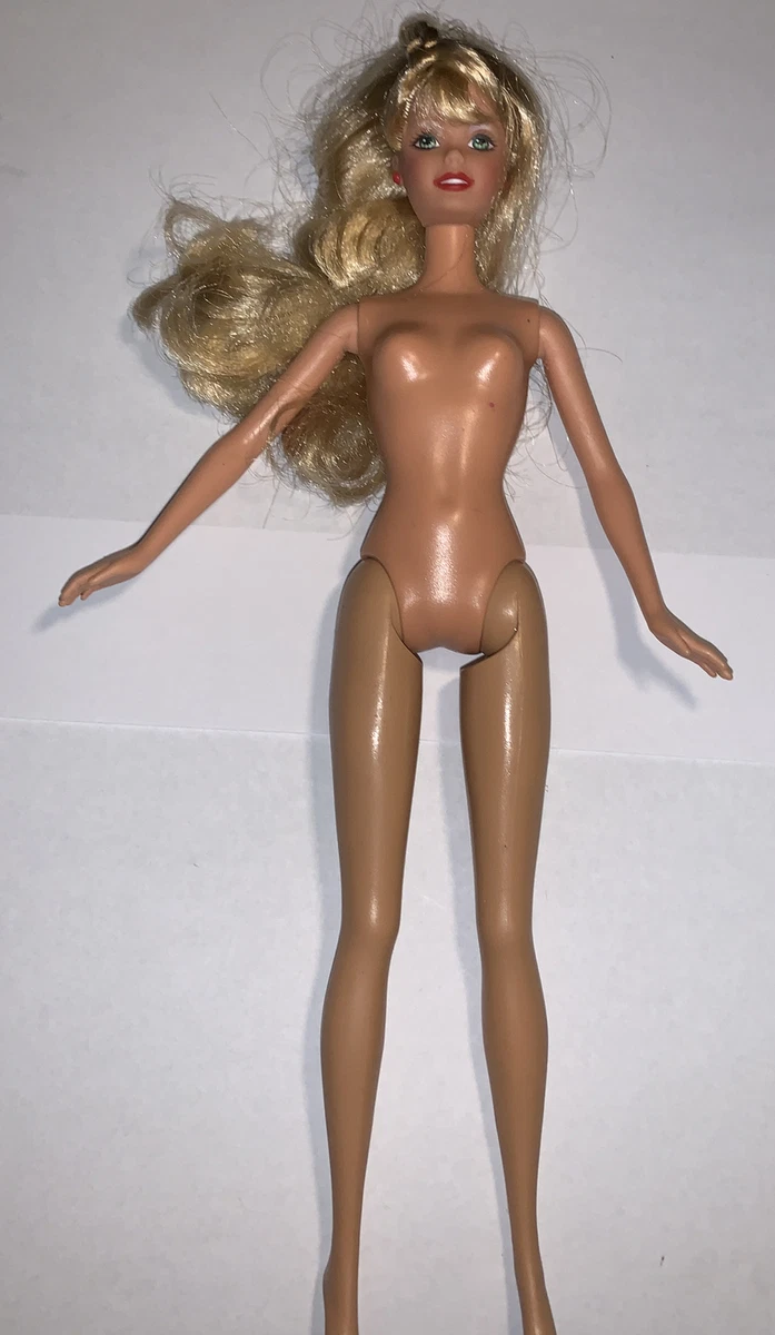 Mattel Barbie Nude Doll Hybrid For OOAK 1976 Head 1999 Belly Button Body 574