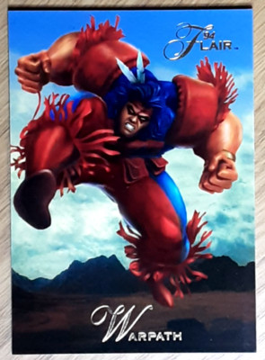 1994 Marvel Annual Flair Card 144 WARPATH.