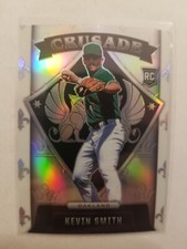 2022 Panini Chronicles Crusade Kevin Smith RC #13 Silver Prizm Oakland Athletics