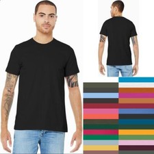 BELLA CANVAS  Unisex Jersey Short Sleeve Tee. BC3001, XS-4XL, Colors A