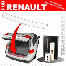 Lackschutzfolie Ladekante für Renault Clio Grandtour R 2009-2012 Transparent
