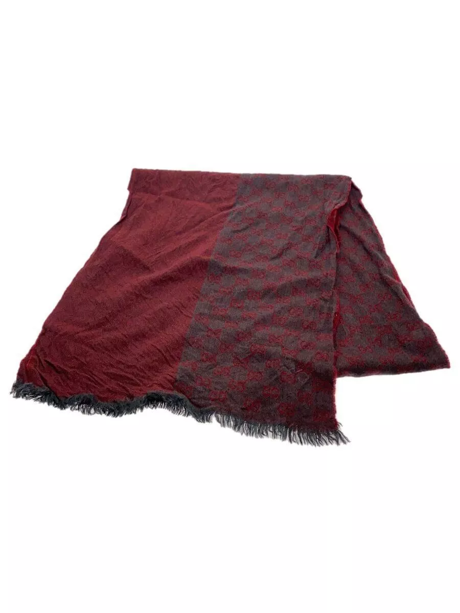 Foulard homme GUCCI laine bordeaux 344994 4G200 1174 occasion