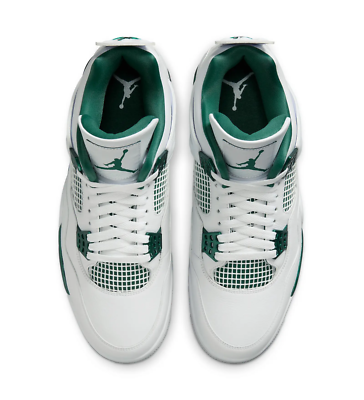 Nike Air Jordan 4 White Oxidized Green Neutral Grey Men's