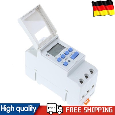 THC15A Electronic Switch Weekly Relay Timer LCD Display for Production Equipment