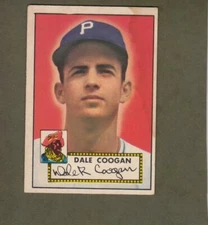 1952 Topps #87 Dale Coogan Pittsburgh Pirates G Good Lot # 10836