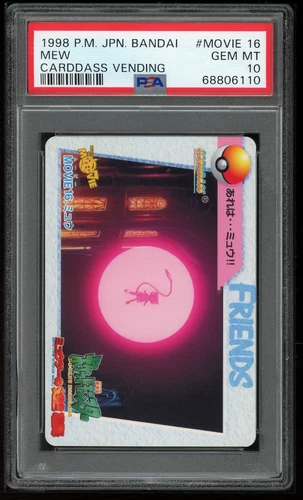 Pokemon Japanese Carddass Movie 16 Mew 1998 Card Bandai PSA 10 68806110