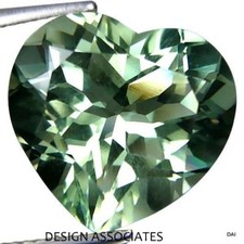 GREEN AMETHYST 8 MM HEART CUT AAA ALL NATURAL