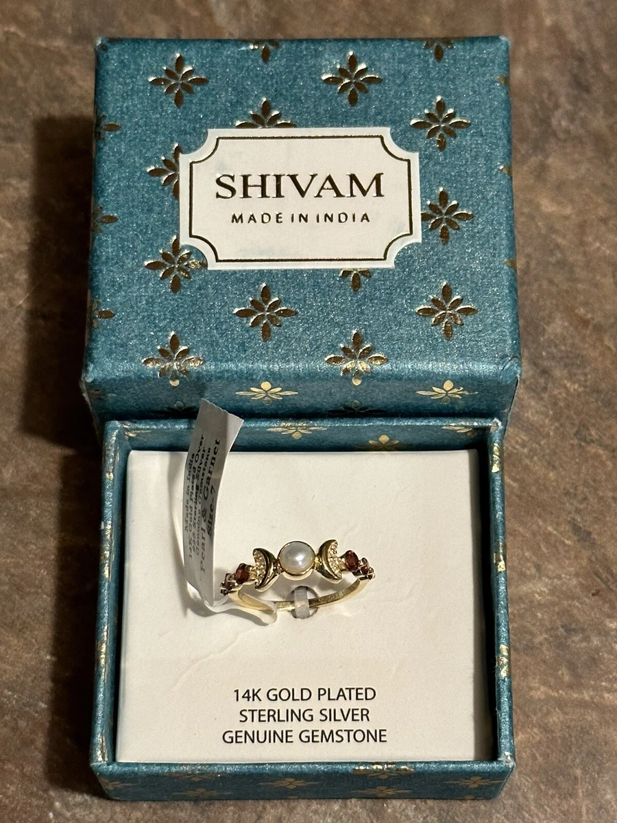 Gold plated sterling silver ring sale