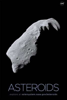 Nasa Asteroid Belt 243 Ida Koronis Galaxy Art Wall Room Poster - POSTER 20x30