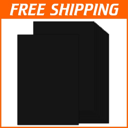 100 Sheets 11x17 Black Cardstock - Matte Finish for High-Quality Printing