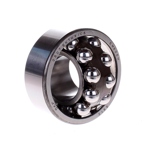 Roulement à Billes Double Rangée SKF 2215EKTN9 - 75x130x31 Mm, Alésage Conique, Cage Plastique