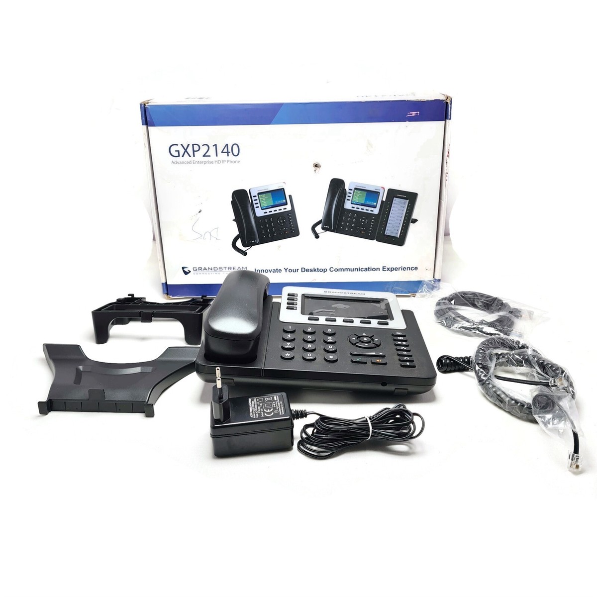 Grandstream GXP2140 4-Line IP Phone, 4.3 LCD, PoE, Bluetooth. | eBay Grandstream GXP2140 4-Line IP Phone, 4.3 LCD, PoE, Bluetooth. | eBay