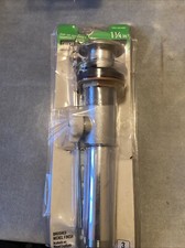 1-1/4 in. Sink Drain Pop-Up Drain Assembly in Brushed Nickel One Piece Design