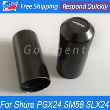 1 Pair Black Wireless Mic Battery Cover For Shure PG24 PG288 PG58
