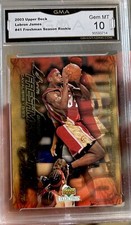 2003 UPPER DECK Rookie LEBRON JAMES FRESHMAN COLLECTIBLES Gem Mint 10  #41