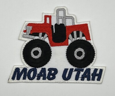 Moab Utah UT Truck Embroidered Sew On Patch P294a