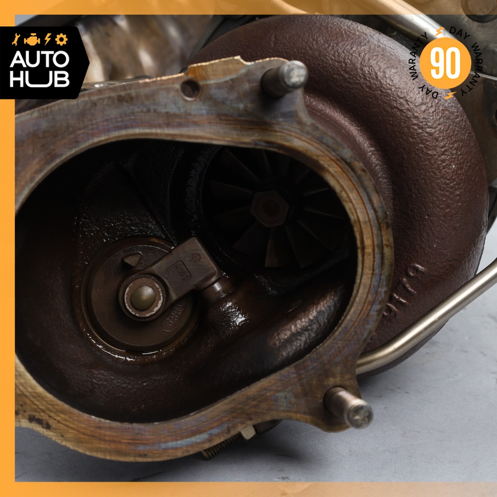 03-08 Bentley Continental GT 6.0L W12 Turbocharger Turbo Manifold Left Side OEM