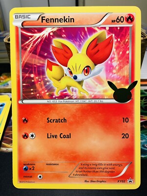 Pokemon Fennekin XY02 First Partner Pack 25th Anniversary Jumbo