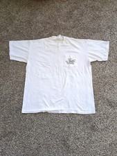 Camel Vintage 90s Smokin Joe's Racing Single Stitch Pocket T-Shirt White - XL
