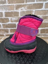Kamik Snowbug Winter Lined Snow Boots Pink Purple Toddler Girls Size 6