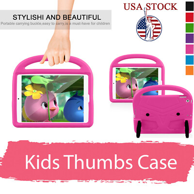 Kids EVA Foam Stand Case Cover For iPad 9th 8th 7th 6th 5th Generation Mini Air