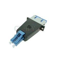 SC UPC Female to LC UPC Male Singlemode Duplex Fiber Hybrid Adapter Converter