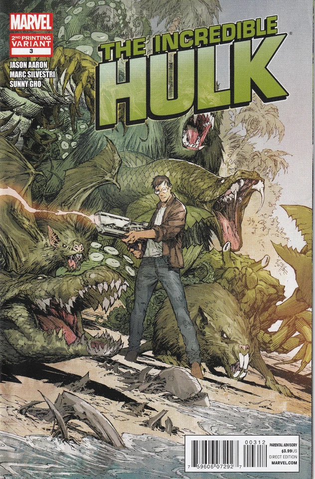 The Incredible Hulk Nr. 3 (2011), 2nd Printing Variant Cover - Bild 1 von 1