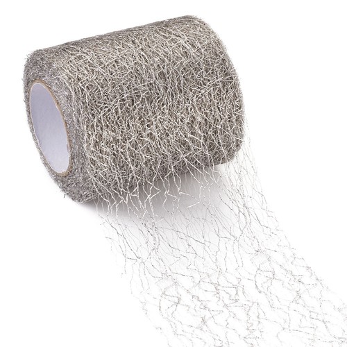 20 Yards Spiderweb Netting Fabric Ribbons 75mm Hollow Tulle Craft Decoration - Picture 9 of 21
