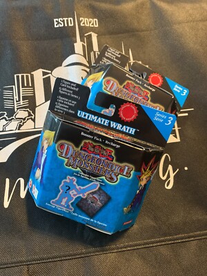 DUNGEON DICE 2x BOOSTER SERIES 3 NEW FACTORY SEALED ULTIMATE WRATH Yu Gi Oh! *4