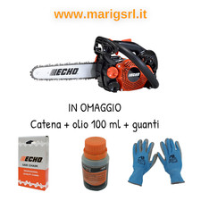 motosega ECHO CS 2511 TES BARRA 3/8" 20 cm peso 2,3 kg per potatura + omaggi