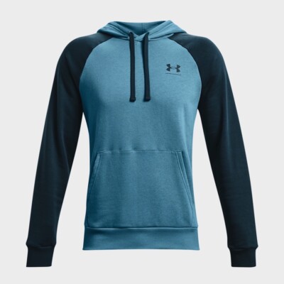 Under Armour Rival Fleece Hoodie Herren Kapuzenpullover blau (Gr. S - 3XL)