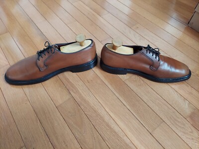 靴 HANOVER LB Sheppard SHOES 1970s US10.0E Vintage Hanover 2102 LB Sheppard Signatures Tan Scotch Grain Calf