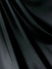BLACK Solid 100 Polyester Satin Fabric 60 in. Sold By The Yard