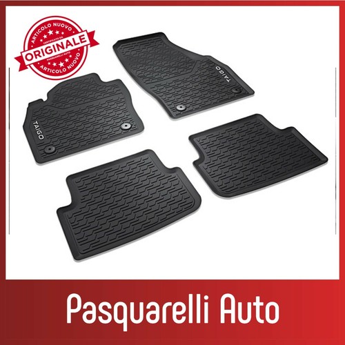 4 TAPPETINI IN GOMMA 4 STAGIONI VOLKSWAGEN TAIGO ACCESSORI ORIGINAL 2G706150082V - Picture 3 of 4