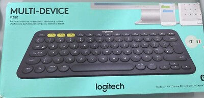 Logitech K380 Multi-Device Bluetooth Tastatur. Italienisches Layout.