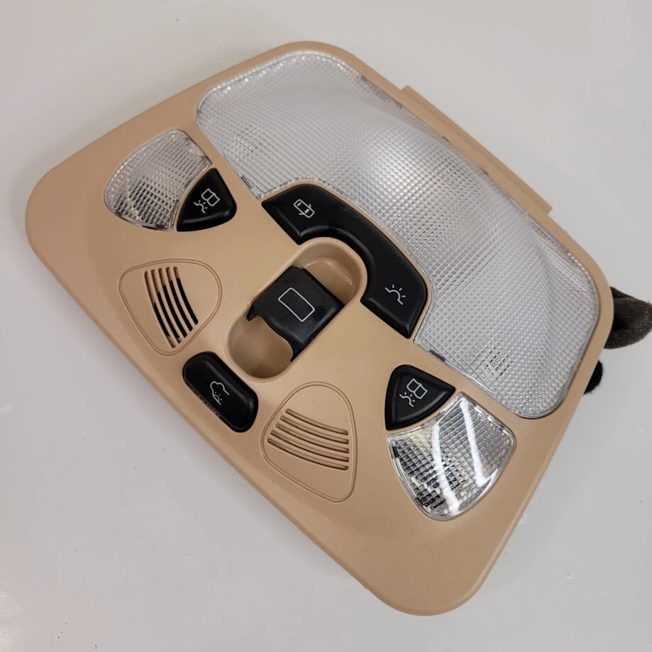 2001-2005 Mercedes-Benz C280 C240 C320 W203 Overhead Console Beige OEM - Image 2 of 4