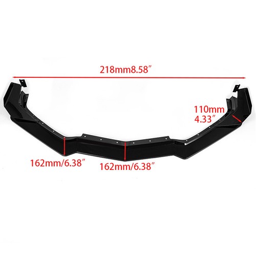 For 20~Up Corvette C8 | Z06 Z07 Package CARBON FLASH Front Lip Splitter Canards - Picture 6 of 12