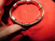 RUMATRON GOLD TONE EXPANDING BRACELET UNISEX