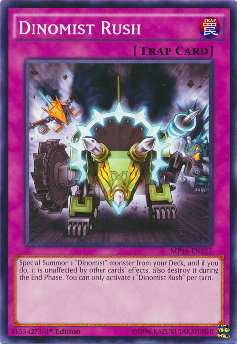 Dinomist Rush MP16-EN227 Common 1st Edition Near Mint