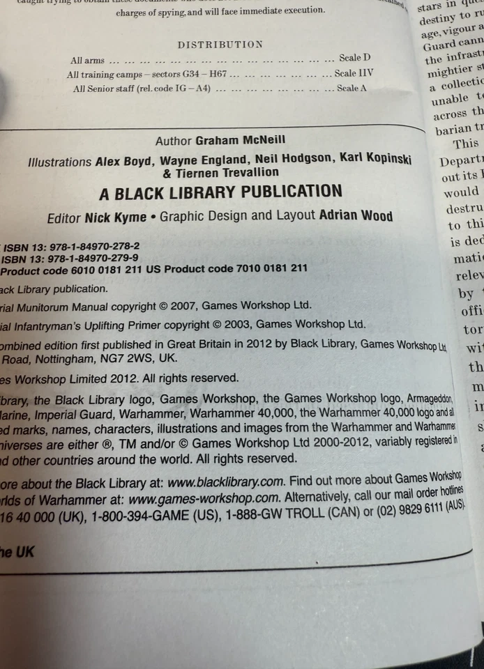 Warhammer 40K ASTRA MILITARUM The Imperial Infantryman's Handbook Edición 2012 Foto 4 de 4