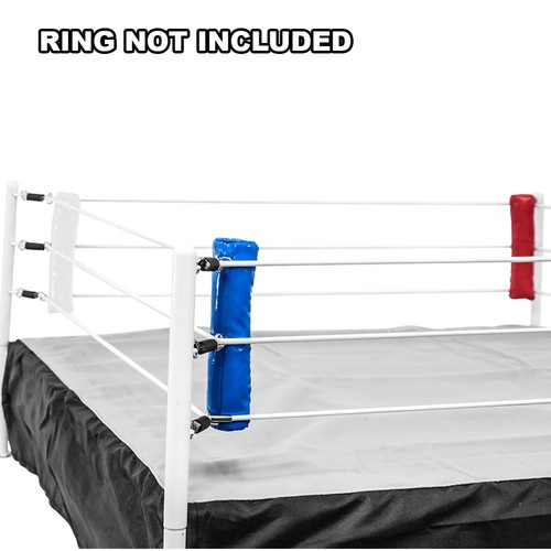 Set of 4 Wrestling Ring Corner Pads for Wrestling Figures Red, White