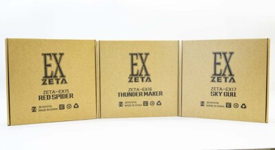 Zeta EX-15 Starscream EX-16 Thundercracker EX-17 Skywarp MP Size Action Figure