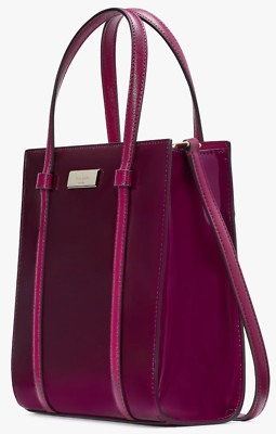 ケイトスペード Kenzie Small Tote KI956 Kate Spade Kenzie Small Tote Bag KI956 Burgundy Purse Dark