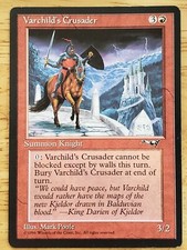 1x MTG Magic The Gathering Varchild's Crusader [Alliances] Red Trading Card
