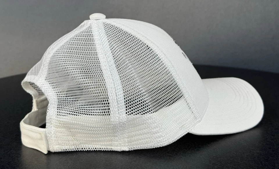 Gorra de béisbol Mauna Kea Polo Club sombrero blanco cierre de gancho y bucle ajustable OSFM Foto 3 de 4