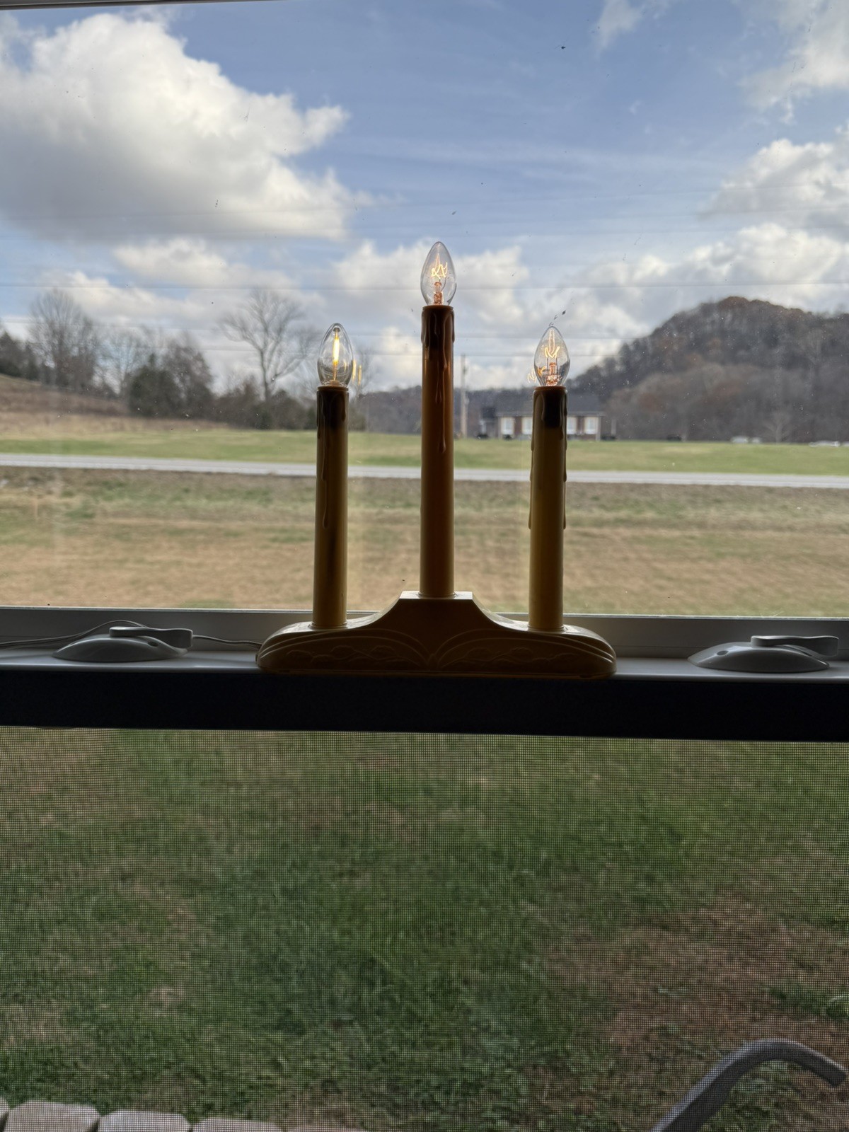 Lot Of 7  VTG 3 Candolier Tested And Working No Bulbs Included