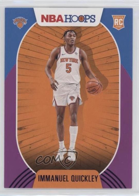 2020-21 Panini NBA Hoops Purple Immanuel Quickley #249 2l4