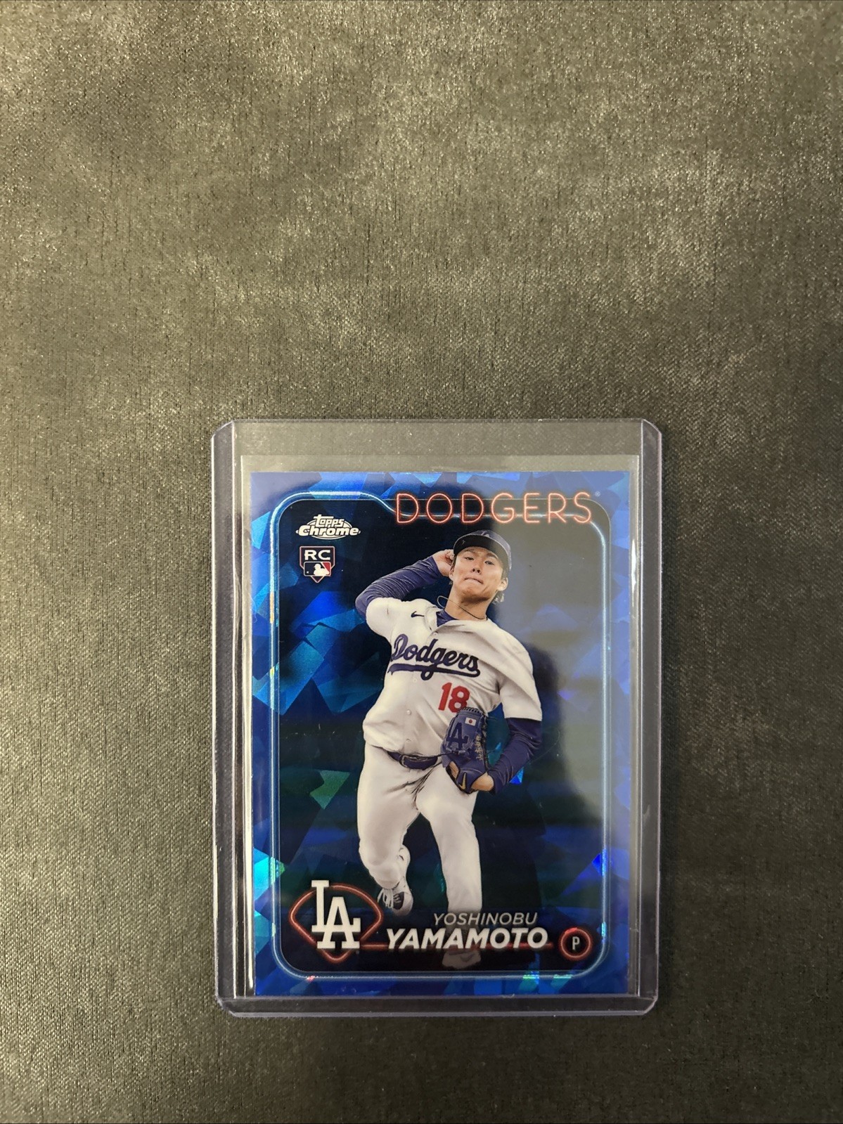 2024 Topps Chrome Sapphire Edition Yoshinobu Yamamoto #553 Rookie RC Dodgers
