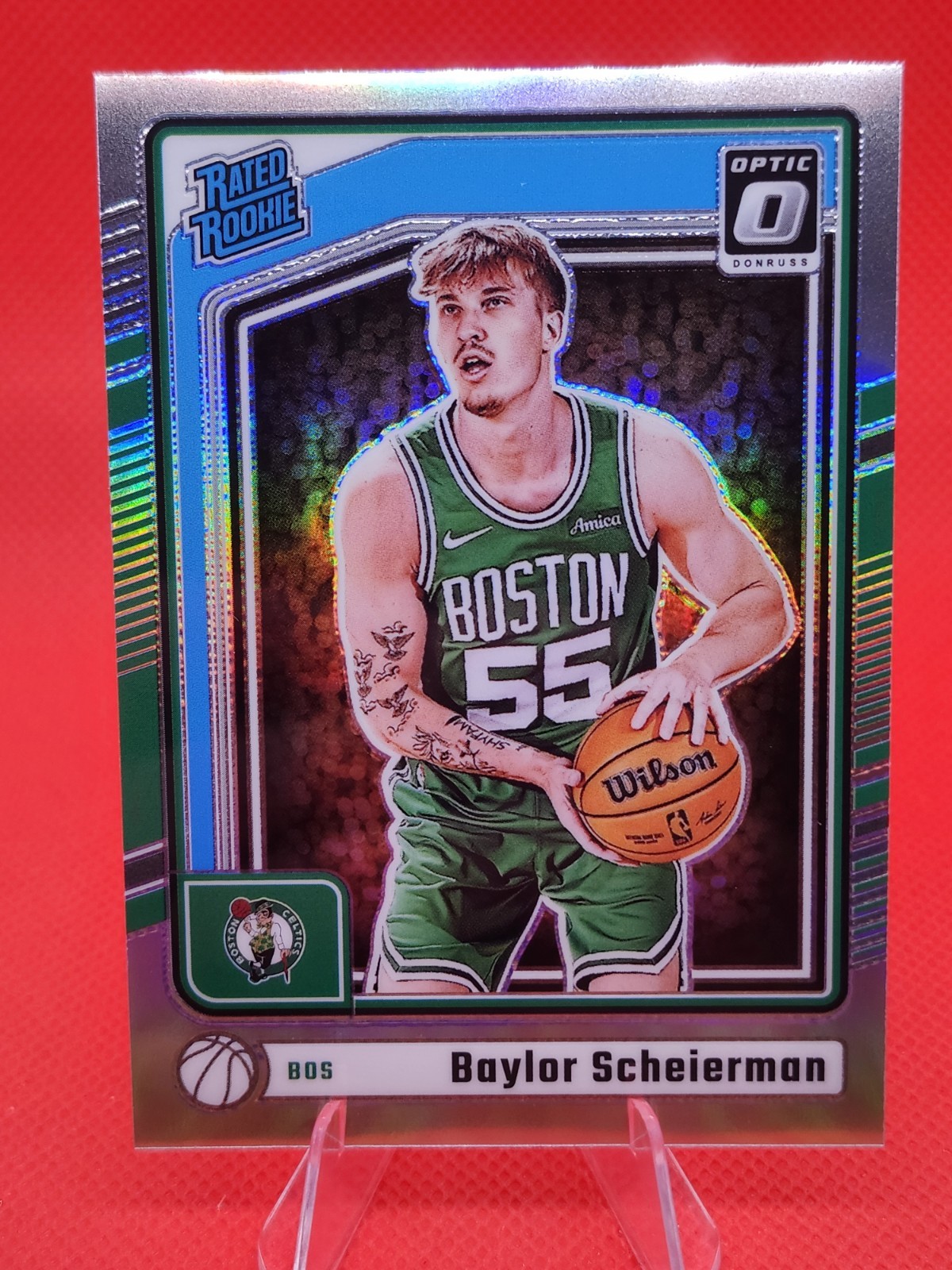 2024-25 Panini Donruss Optic - Rated Rookie Baylor Scheierman #263 Holo Prizm...
