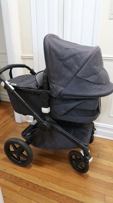 Bugaboo Fox 3 stroller with Seat and Bassinet Limited Edition Washed Black